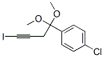 1-Chloro-4-(4-iodo-1,1-dimethoxy-3-butynyl)benzene CAS#: 61886-37-1