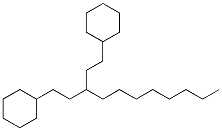 1-Cyclohexyl-3-(2-cyclohexylethyl)undecane CAS#: 7225-69-6