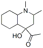 1-(Decahydro-4-hydroxy-1,2-dimethylquinolin-4-yl)ethanone CAS#: 7220-15-7