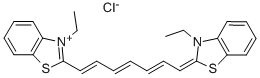1-ETHYL-2-(5-(1-ETHYL-1,3-BENZTHIAZOLINE-2-YLIDEN)-HEPTA-1,3,5-TRIEN-1-YL)-1,3-BENZTHIAZOLIUM CHLORIDE CAS#: 70066-45-4