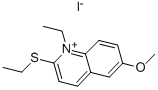 1-ETHYL-2-ETHYLTHIO-6-METHOXYQUINOLINIUM IODIDE CAS#: 63816-13-7