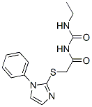 1-Ethyl-3-[[(1-phenyl-1H-imidazol-2-yl)thio]acetyl]urea CAS#: 60176-50-3