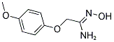 1-(HYDROXYIMINO)-2-(4-METHOXYPHENOXY)ETHYLAMINE CAS#: 685542-25-0