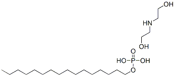 1-Hexadecanol, phosphate, compd. with 2,2'-iminobis[ethanol] (1:1) CAS#: 69331-39-1