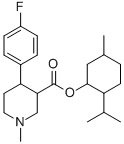 1-METHYL-4-(4-FLUOROPHENYL)-PIPERIDINE-3-CARBOXYLIC ACID MENTHYL ESTER CAS#: 627098-37-7