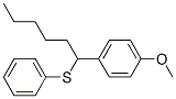 1-Methoxy-4-[1-(phenylthio)hexyl]benzene CAS#: 60702-20-7