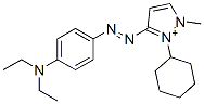 1-Methyl-2-cyclohexyl-3-[4-(diethylamino)phenylazo]-1H-pyrazole-2-ium CAS#: 63589-48-0