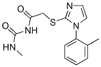 1-Methyl-3-[[[1-(o-tolyl)-1H-imidazol-2-yl]thio]acetyl]urea CAS#: 60176-57-0