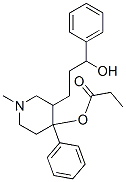 1-Methyl-3-(3-hydroxy-3-phenylpropyl)-4-phenyl-4-(propanoyloxy)piperidine CAS#: 65161-73-1