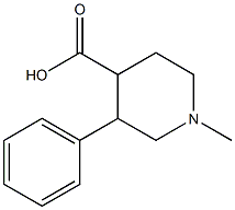 1-Methyl-3-phenylpiperidine-4-carboxylic acid CAS#: 658712-69-7