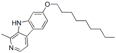 1-Methyl-7-nonyloxy-9H-pyrido[3,4-b]indole CAS#: 63885-67-6