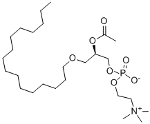 1-O-HEXADECYL-2-ACETYL-SN-GLYCERO-3-PHOSPHOCHOLINE CAS#: 65154-06-5