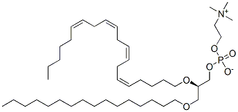 1-O-hexadecyl-2-arachidonyl-sn-glycero-3-phosphocholine CAS#: 6931-56-2
