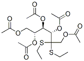 1-O,3-O,4-O,5-O,6-O-Pentaacetyl-D-fructose diethyl dithioacetal CAS#: 7621-93-4