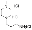 1-Piperazinepropanamine, 4-methyl-, trihydrochloride CAS#: 65876-28-0