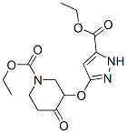 1-Piperidinecarboxylic  acid,  3-[[5-(ethoxycarbonyl)-1H-pyrazol-3-yl]oxy]-4-oxo-,  ethyl  ester CAS#: 623932-10-5