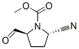 1-Pyrrolidinecarboxylicacid,2-cyano-5-formyl-,methylester,(2S-trans)-(9CI) CAS#: 177950-86-6