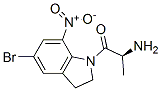 1-[(S)-2-Amino-1-oxopropyl]-5-bromo-2,3-dihydro-7-nitro-1H-indole CAS#: 66414-93-5
