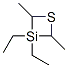 1-Thia-3-silacyclobutane, 3,3-diethyl-2,4-dimethyl- CAS#: 66737-21-1