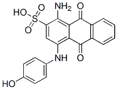 1-amino-9,10-dihydro-4-[(4-hydroxyphenyl)amino]-9,10-dioxoanthracene-2-sulphonic acid CAS#: 67966-88-5