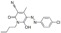 1-butyl-5-[(4-chlorophenyl)azo]-1,2-dihydro-6-hydroxy-4-methyl-2-oxonicotinonitrile CAS#: 69808-32-8