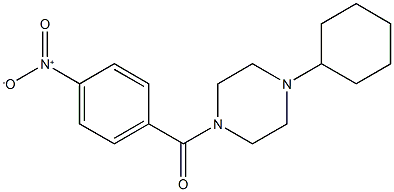 1-cyclohexyl-4-{4-nitrobenzoyl}piperazine CAS#: 625411-48-5