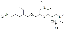 1-(diethylamino)-3-[2-(diethylamino)-1-[[(2-ethylpentyl)oxy]methyl]ethoxy]propan-2-ol dihydrochloride CAS#: 68938-75-0