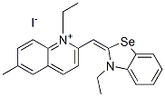 1-ethyl-2-[(3-ethyl-3H-benzoselenazol-2-ylidene)methyl]-6-methylquinolinium iodide CAS#: 63870-48-4