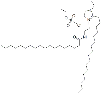 1-ethyl-2-heptadecyl-4,5-dihydro-3-[2-[(1-oxooctadecyl)amino]ethyl]-1H-imidazolium ethyl sulphate CAS#: 68310-72-5