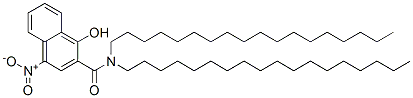1-hydroxy-4-nitro-N,N-dioctadecylnaphthalene-2-carboxamide CAS#: 65208-16-4