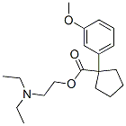 1-(m-Methoxyphenyl)-1-cyclopentanecarboxylic acid 2-(diethylamino)ethyl ester CAS#: 69352-92-7