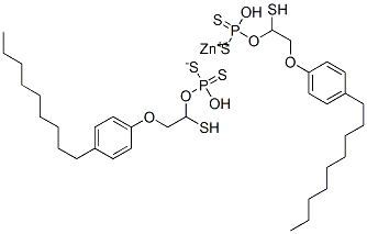 1-mercapto-2-(4-nonylphenoxy)ethyl hydrogen phosphorodithioate, zinc salt CAS#: 65045-87-6