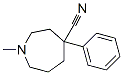 1-methyl-4-phenylperhydroazepine-4-carbonitrile CAS#: 6315-32-8