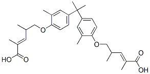 (1-methylethylidene)bis[(2-methyl-4,1-phenylene)oxy(1-methyl-2,1-ethanediyl)] bismethacrylate CAS#: 70146-06-4