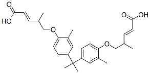 (1-methylethylidene)bis[(2-methyl-4,1-phenylene)oxy(1-methyl-2,1-ethanediyl)] diacrylate CAS#: 70146-05-3