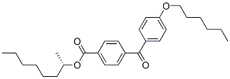 1-methylheptyl (S)-4-[4-(hexyloxy)benzoyl]benzoate CAS#: 65242-72-0