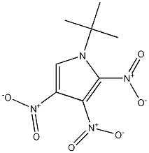 1-tert-Butyl-2,3,4-trinitro-pyrrole CAS#: 69726-55-2