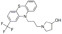 10-(3-(3-hydroxypyrrolidinyl)propyl)-2-trifluoromethylphenothiazine CAS#: 62848-18-4