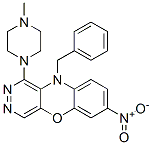 10-Benzyl-1-(4-methyl-1-piperazinyl)-7-nitro-10H-pyridazino[4,5-b][1,4]benzoxazine CAS#: 64610-73-7