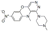 10-Methyl-1-(4-methyl-1-piperazinyl)-7-nitro-10H-pyridazino[4,5-b][1,4]benzoxazine CAS#: 64610-56-6