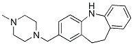 10,11-Dihydro-2-[(4-methyl-1-piperazinyl)methyl]-5H-dibenz[b,f]azepine CAS#: 64097-57-0