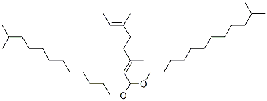 1,1'-[(3,6-dimethyl-2,6-octadienylidene)bis(oxy)]bisisotridecane CAS#: 67923-86-8