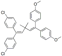 1,1'-[5,5-Bis(4-chlorophenyl)-3,3-dimethyl-1,4-pentadiene-1,1-diyl]bis(4-methoxybenzene) CAS#: 67437-04-1