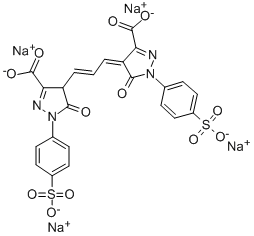 1,1'-BIS(4-SULFOPHENYL)-3,3'-DICARBOXY-5,5'-DIHYDROXYPYRAZOLO-4,4'-TRIMETHINE OXONOLE TETRASODIUM SALT CAS#: 70024-44-1