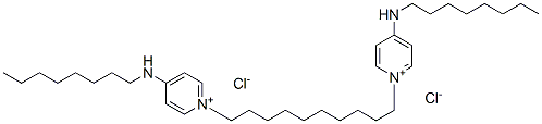 1,1'-(decane-1,10-diyl)bis[4-(octylamino)pyridinium] dichloride CAS#: 64690-21-7