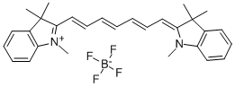 1,1',3,3,3',3'-HEXAMETHYLINDOTRICARBOCYANINE TETRAFLUOROBORATE CAS#: 61575-73-3