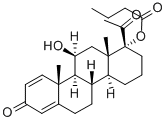 11beta-hydroxy-D-homopregna-1,4-diene-3,20-dione 17a-butyrate CAS#: 66877-67-6