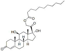 11beta,17,21-trihydroxypregn-4-ene-3,20-dione 21-undecanoate CAS#: 6678-18-8