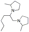 1,2-Bis(2-methyl-1-pyrrolidinyl)hexane CAS#: 67466-30-2