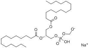 1,2-DIMYRISTOYL-SN-GLYCEROPHOSPHOMETHANOL, SODIUM SALT CAS#: 60569-02-0